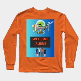 ET We come in peace Long Sleeve T-Shirt